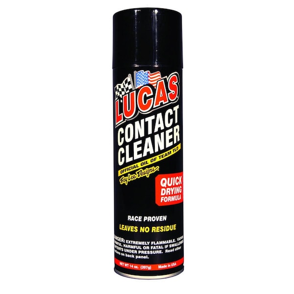 Limpiador de contacto en aerosol Lucas Oil de 14 onzas - LUC10799