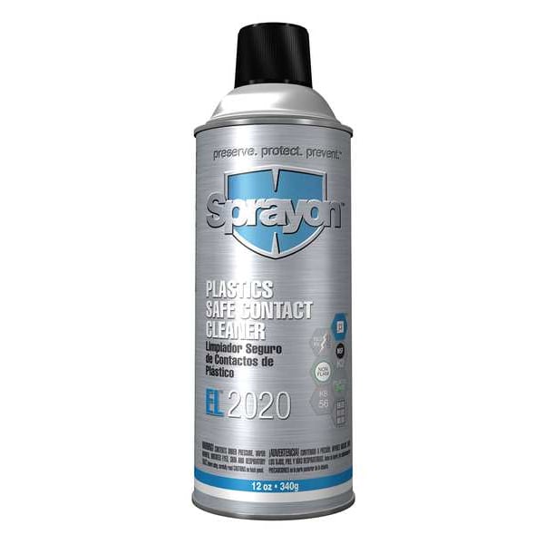 Limpiador de contacto en aerosol Sprayon, lata de aerosol de 12 oz, líquido - S02020000