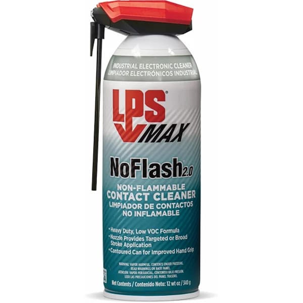 Limpiador de contacto no inflamable Lps 12 oz MAX NoFlash 2.0 - 428-97416