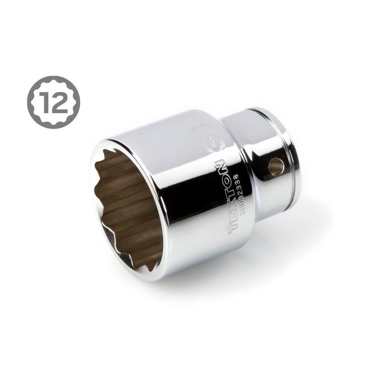Set de llaves de vaso y trinquete TEKTON de 3/4 de pulgada, de 12 puntas, de 19 mm a 50 mm (27 piezas) - SKT35205