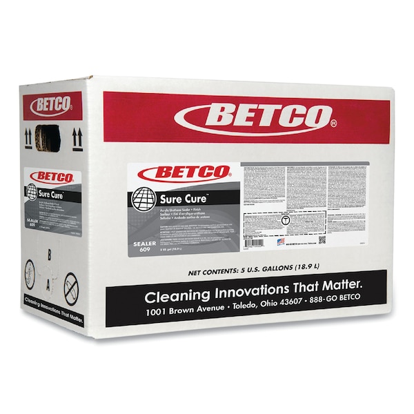 Betco Limpiadores y Detergentes, 5 galones Bag-in-Box, Líquido - 609B500