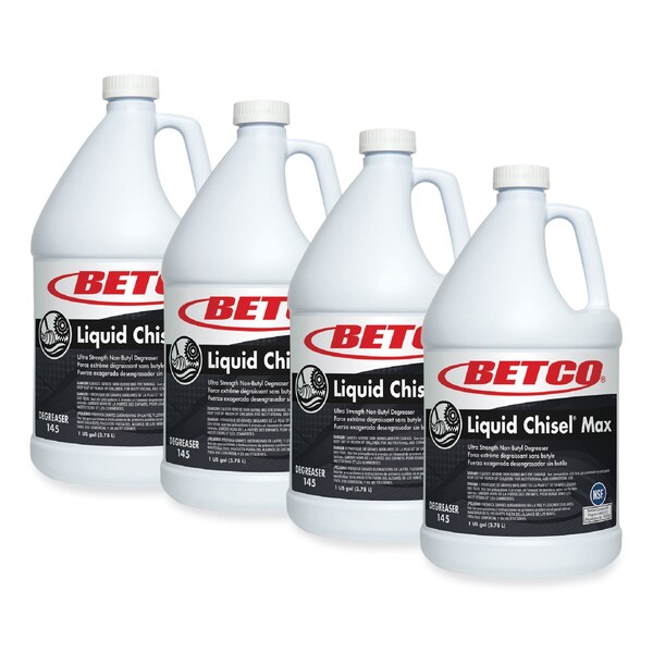 Betco Limpiadores y Detergentes, Botella de 1 galón, Líquido, 4 PK - 1450400