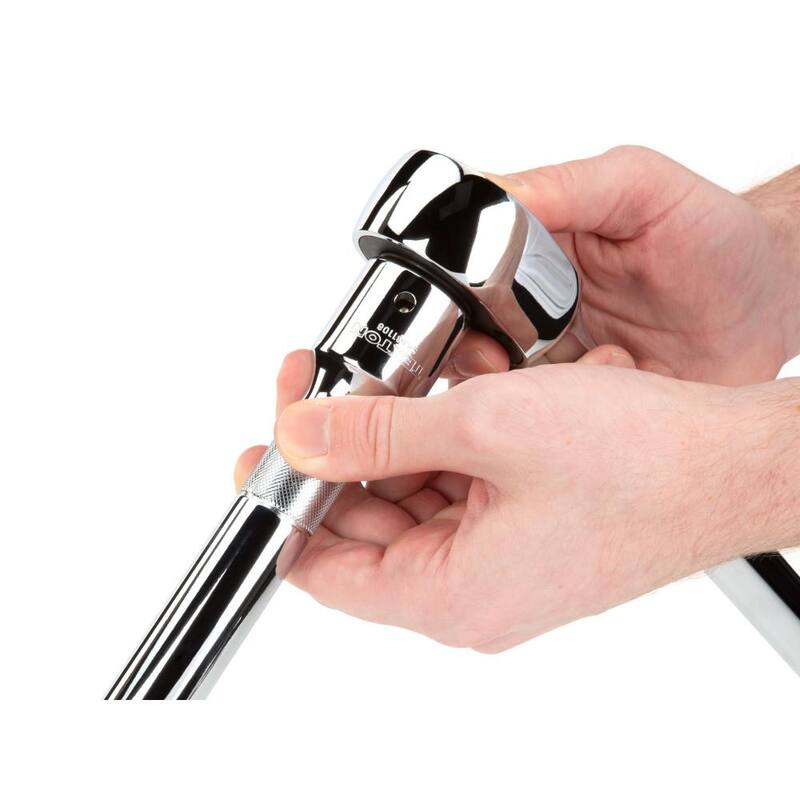 Juego de dados y trinquete TEKTON de 3/4 de pulgada de unidad profunda de 6 puntas de 19 mm a 50 mm (27 piezas) - SKT35206