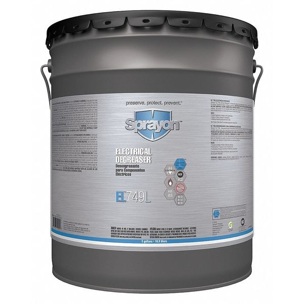 Desengrasante eléctrico en aerosol, bidón de 5 galones, listo para usar - S74905000