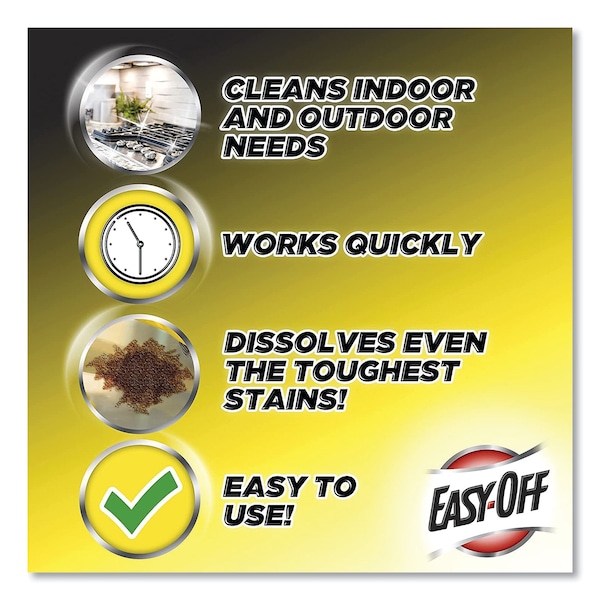 Easy-Off Limpiador/Degrasador Heavy Duty, Botella de 32 oz con Gatillo, Líquido, Transparente, 6 Piezas - 62338-99624