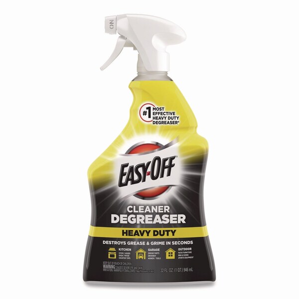 Easy-Off Limpiador/Degrasador Heavy Duty, Botella de 32 oz con Gatillo, Líquido, Transparente, 6 Piezas - 62338-99624