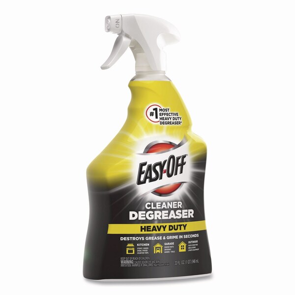Easy-Off Limpiador/Degrasador Heavy Duty, Botella de 32 oz con Gatillo, Líquido, Transparente, 6 Piezas - 62338-99624