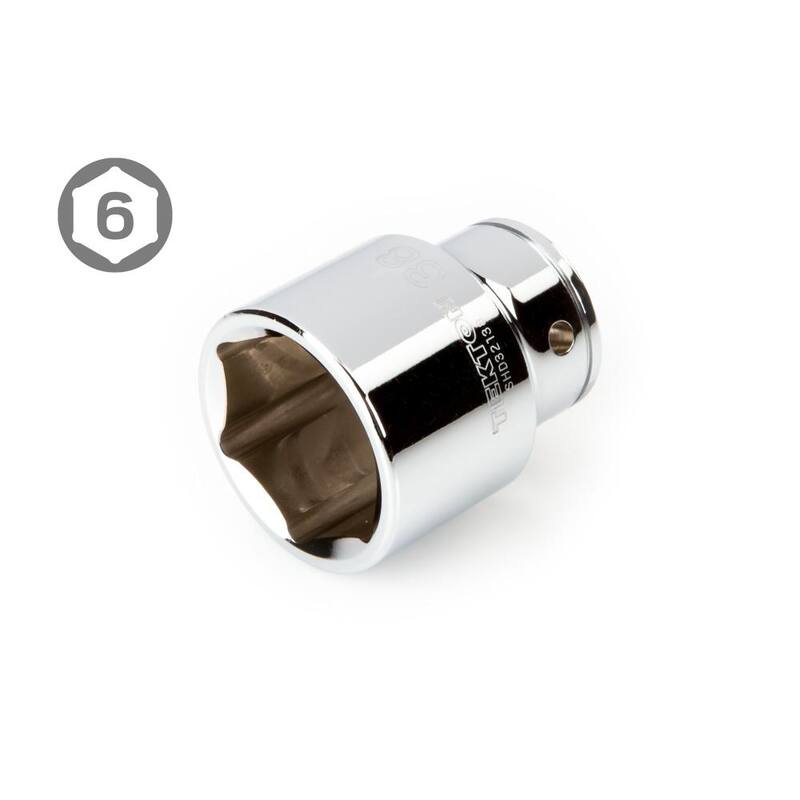 Juego de dados y trinquete de 6 puntas TEKTON de 3/4 de pulgada de 19 mm a 50 mm (27 piezas) - SKT35204.