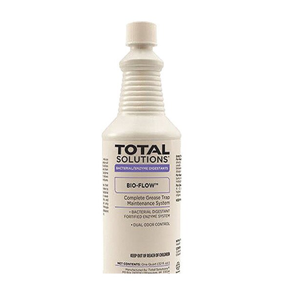 Mantenedor de trampa de grasa Total Solutions, 1 qt Botella de gatillo, Líquido, Verde opaco, 12 PK - 5435003