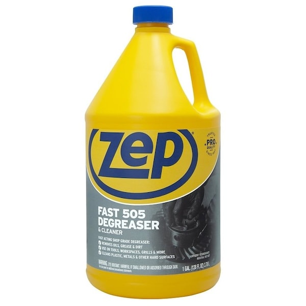 Limpiador y desengrasante Zep, botella de 1 galón, líquido, característico - ZU505128