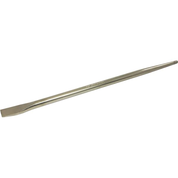 Gray Tools Pinch Bar, 3/4" Width Of Cut X 5/8" Shank X 18" Long, Nickel Plate - C66