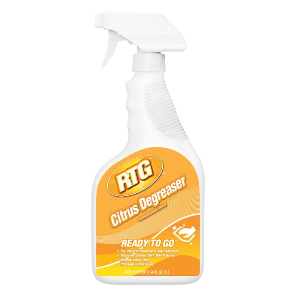 Desengrasante Cítrico Intercon Chemical, 34 oz líquido, claro amarillo, 6 unidades - FICCB-QS-6X34-RCND