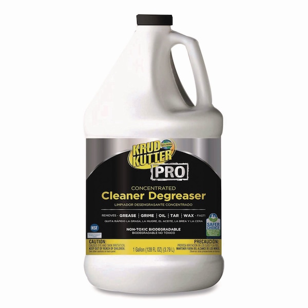 Krud Kutter Pro Limpiador Desengrasante Concentrado, Botella de 1 galón, 4PK - 352261