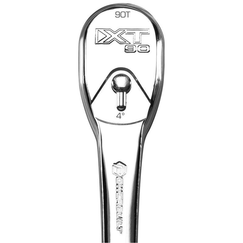 Juego de dados Powerbuilt de 28 piezas de 1/4 pulgada y 3/8 pulgadas con llave de trinquete Zeon - 941763