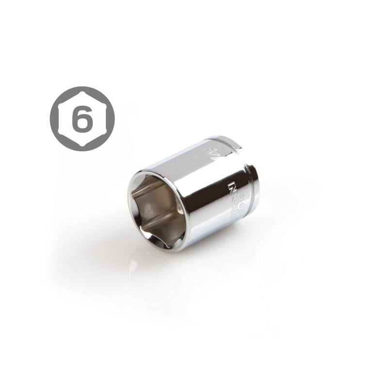 Set de llaves de vaso y trinquete de 6 puntos TEKTON de 3/16 pulg. a 3/4 pulg., de 1/4 pulg. y 3/8 pulg. (45 piezas) (5 mm a 19 mm) - SKT95301.