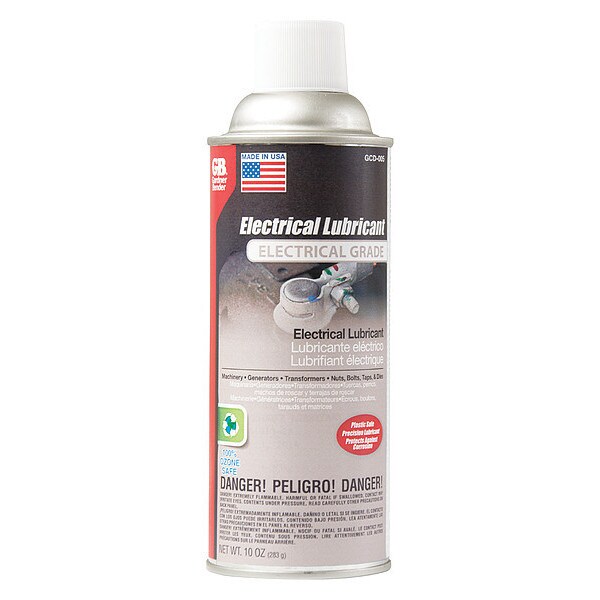 Desengrasante lubricante eléctrico Gardner Bender, lata de aerosol de 10 oz, líquido, blanco - GCD-005