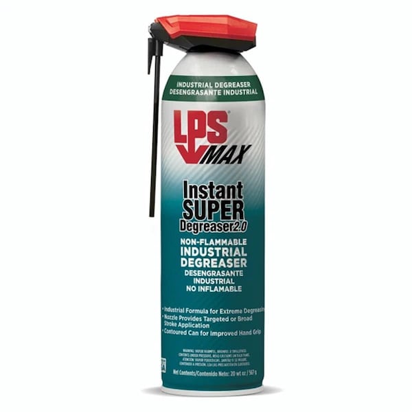 Desengrasante industrial MAX Instant Super Degreaser 2.0 de 20 oz No Inflamable - 428-97220