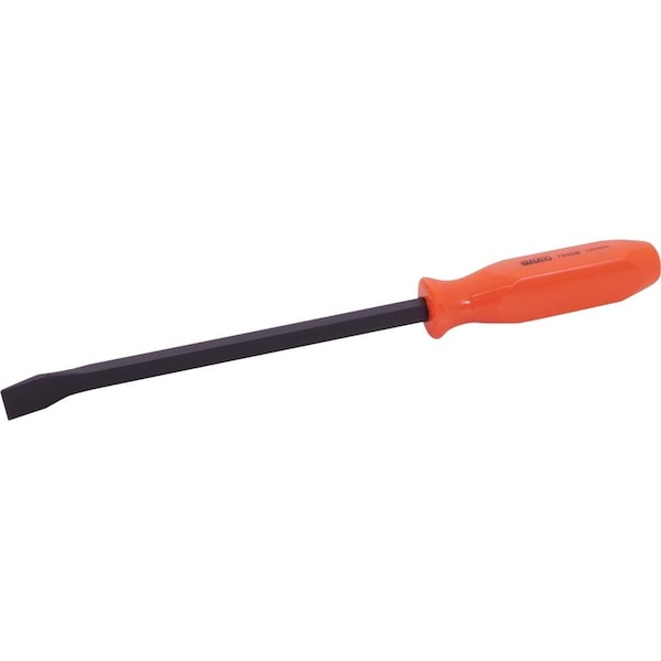 Gray Tools 8" Screwdriver Handle Pry Bar, Curved Black Oxide Finish Blade - 73508