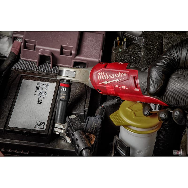 Juego de 86 piezas de dados de impacto de 6 puntos SAE y métricos de 3/8 pulgadas de Milwaukee SHOCKWAVE - 49-66-7009