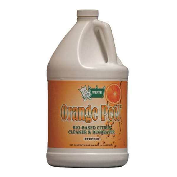 Limpiador y desengrasante a base de biodegradables Werth Sanitary Supply, envase de 4 galones, líquido de naranja, paquete de 4 - 1101060