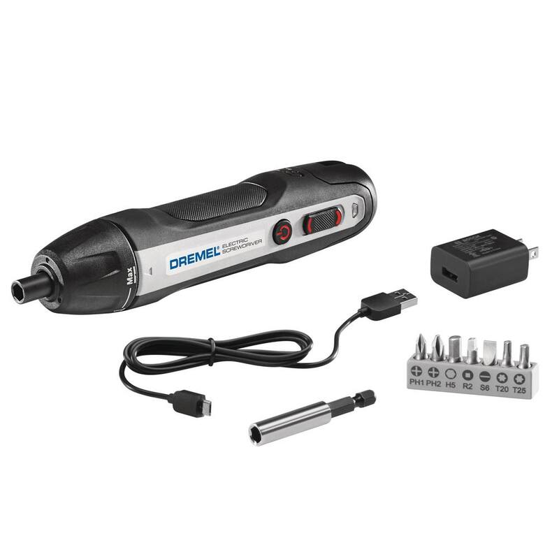 Atornillador eléctrico Dremel inalámbrico recargable USB de litio de 4V - HSES-01