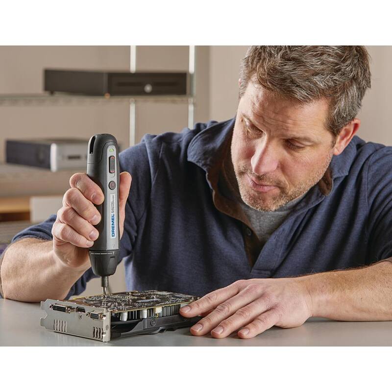 Atornillador eléctrico Dremel inalámbrico recargable USB de litio de 4V - HSES-01