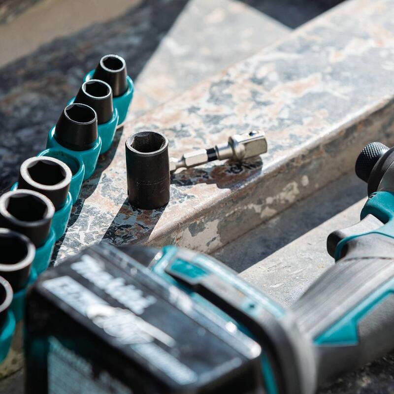 Juego de puntas y dados Makita IMPACT XPS SAE con SA estándar (10 piezas) - E-01672