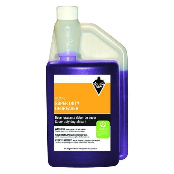 Desengrasante Tough Guy, botella de 32 oz, líquido, morado - 36XX40
