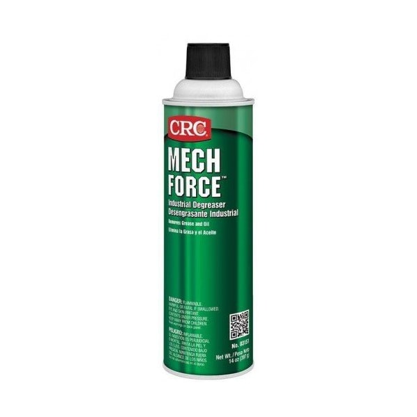Crc Mech Force Industrial Degreaser, 20oz, Aerosol, Clear/Colorless - 03151