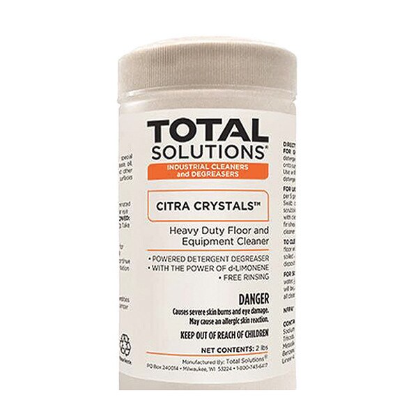Desengrasante Granular Total Solutions, caja de 2 lb, en polvo, sabor naranja, paquete de 6 - 6655003