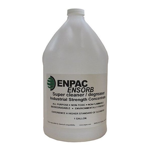 Limpiador/Desengrasante Enpac, envase de 1 galón, líquido, transparente, 4 PK - ENP D312CS