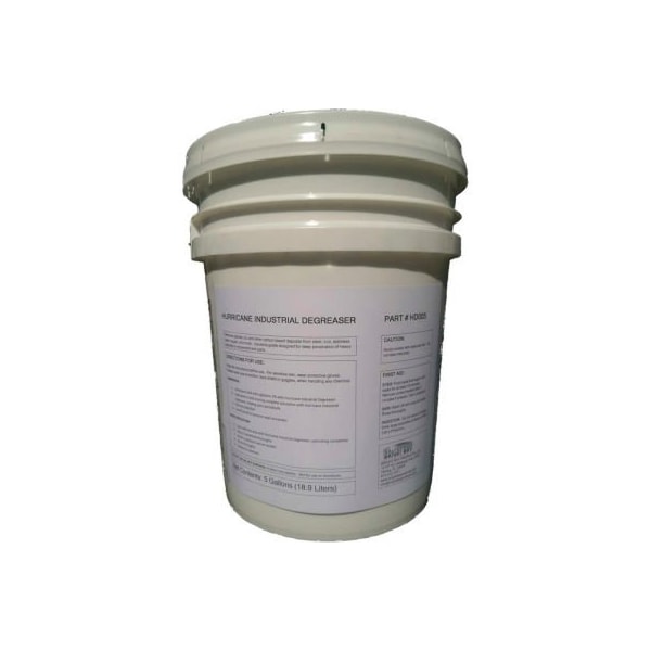 Desengrasante Industrial Hurricane de Bright Bay Products, Llc, balde de 5 galones - - HD005