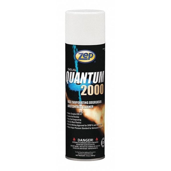 Limpia/Desengrasante Zep, tambor de 13 oz, líquido, incoloro, paquete de 12 - 875801