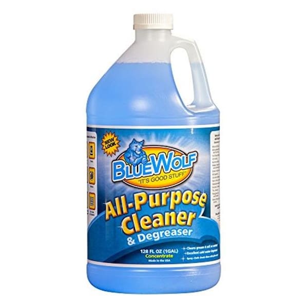 Blue Wolf Sales & Service BWG Limpiador Multiusos y Desengrasante - Botella de 1 galón - Paquete de 6 - BWG