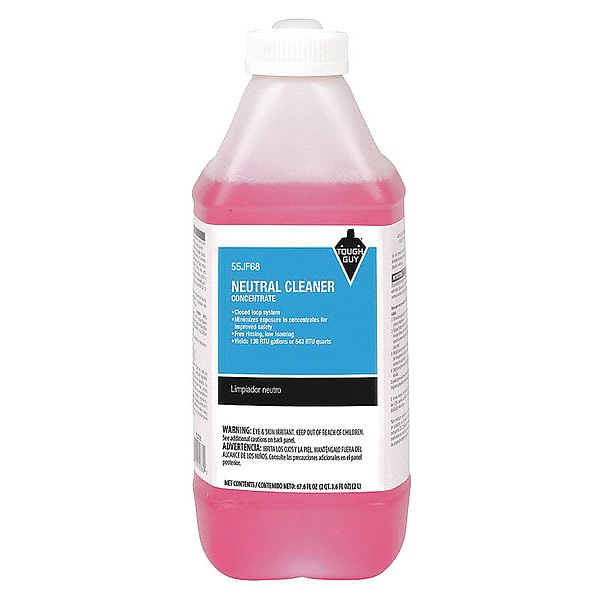 Limpiador/Desengrasante Tough Guy, Botella de 0.5 Galones, Líquido, Rosa - 55JF68