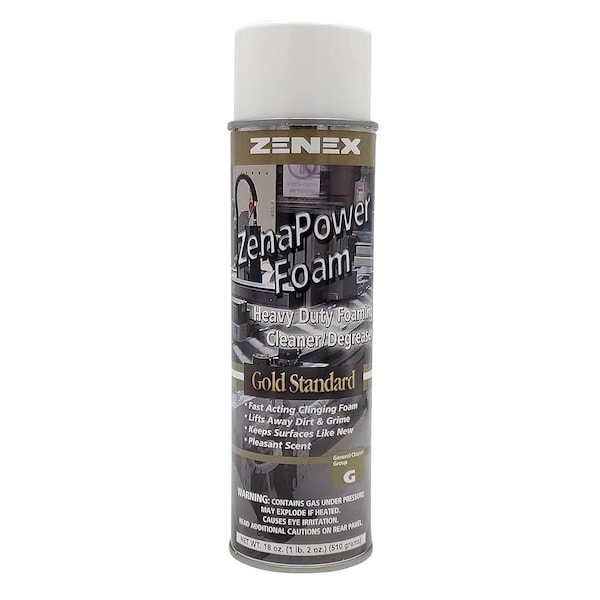 Limpiador desengrasante espumoso Zenex ZenaPower Foam HD 18 oz. 1 lata - 496115-1