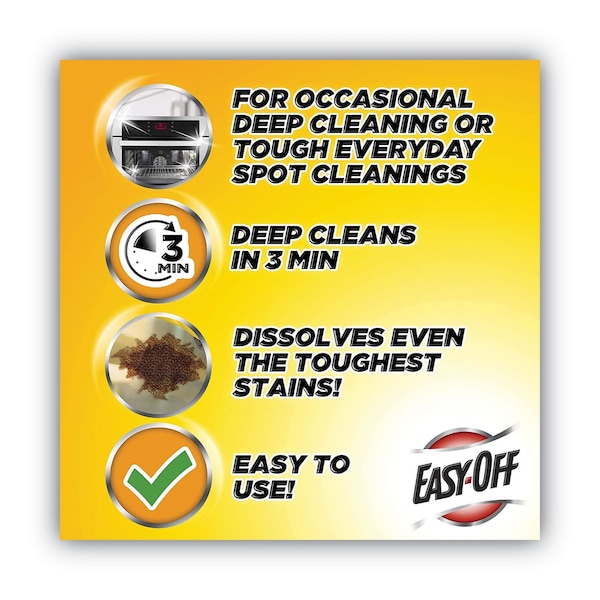Desengrasante y Limpiador para Horno Resistente Easy-Off, Lata de Aerosol de 14.5 oz, Espuma, 12 unidades - 62338-87979