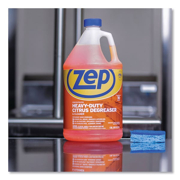Limpiador/Desengrasante Zep, Garrafa de 1 Galón, Líquido, Naranja - 1046806