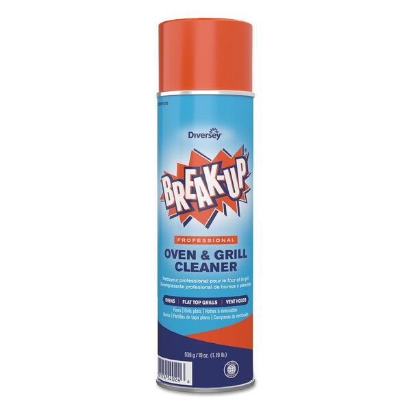 Limpiador desengrasante de horno y parrilla, en aerosol de 19 oz, líquido, azul, paquete de 6 - CBD991206