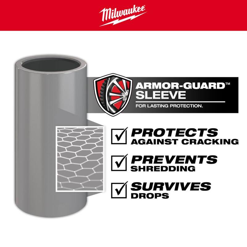 Juego de 5 piezas de puntas de impacto de nuez para ruedas de 1/2 pulgada SAE y métricas de Milwaukee SHOCKWAVE - 49-66-7831