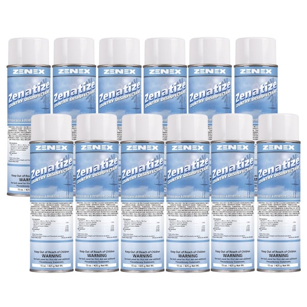 Desinfectante Zenex Zenatize Country neto 15 oz., 12PK - 495525