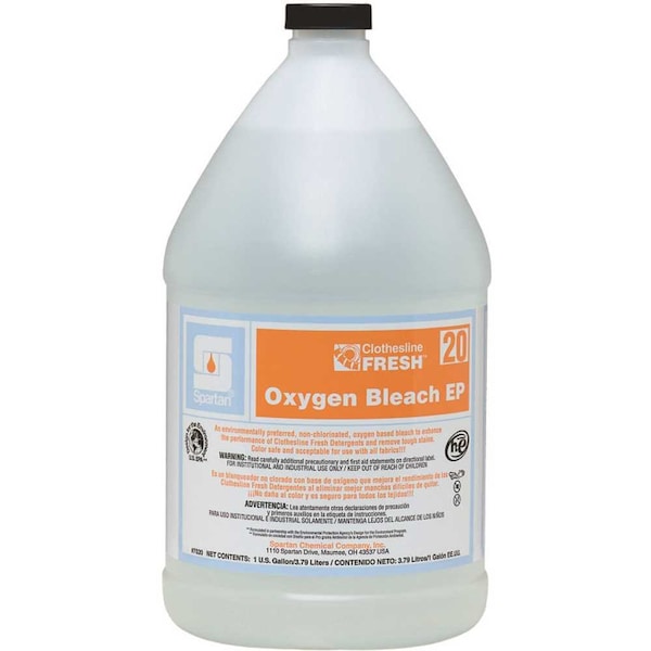 Spartan Chemical Clothesline Fresh 1 Galón Blanqueador de Oxígeno EP - 702004