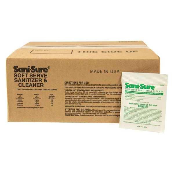 Diversey Food Service Sanitizer, Paquetes de 1 oz, Inodoro, Blanco, 100 PK - 90234