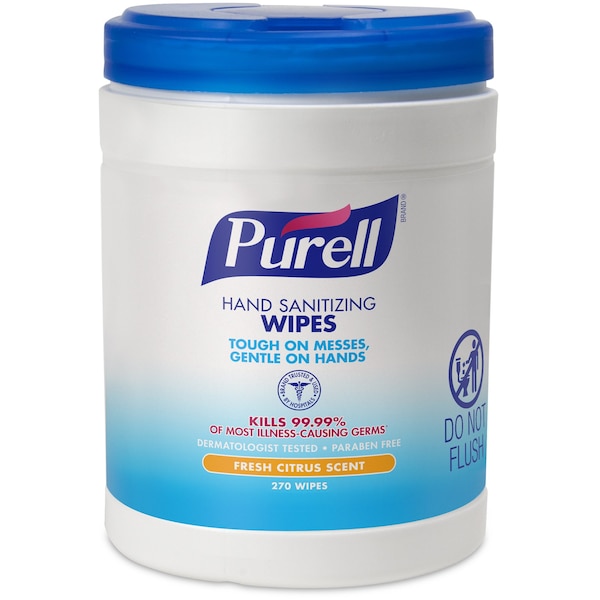 Toallitas desinfectantes Purell, envase, blanco, 270 unidades - GOJ911306