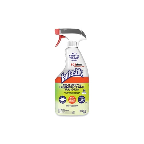 Sc Johnson Fantastik, DESINFECTANTE DESENGRASANTE MULTI-SUPERFICIES, HERBAL, BOTELLA DE 32 OZ - 311836EA