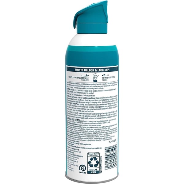 Lysol Lysol Desinfectante de Aire con Aroma Fresco 10 oz 1 paquete - 1920099350