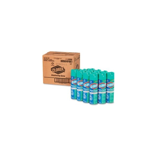 Rociador Desinfectante Clorox, Fragancia Fresca, 19 oz, 12 Cajas - CLO 38504