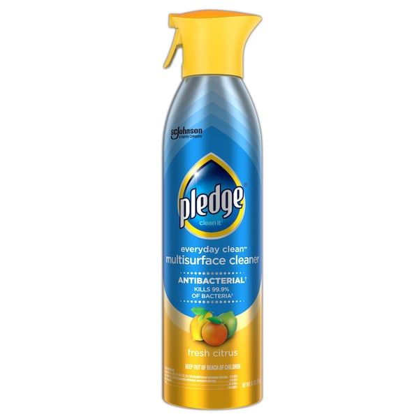 Limpiadores y Detergentes en Aerosol Pledge, Fragancia Cítrica, Paquete de 6 - 307951