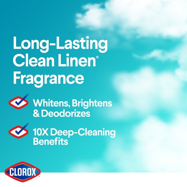 Clorox Clorox Splash-Less Blanqueador con aroma a Lino Fresco 40 oz - 32335