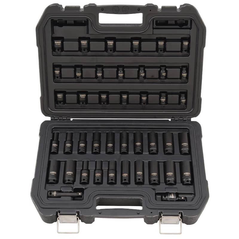 Juego de llaves de vaso de impacto DEWALT de 3/8 pulgadas (42 piezas) - DWMT19248